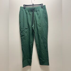 LIKE NEW FABLETICS GREEN SCRUB PANTS SIZE:L